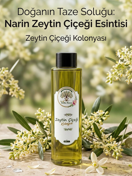 Saliha Natura™ Zeytin Çiçeği Kolonyası - 400 mL (Tazeleyici Esinti)