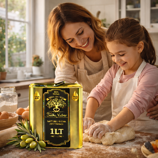 Saliha Natura™ Erken Hasat Soğuk Sıkım Zeytinyağı 1 Litre