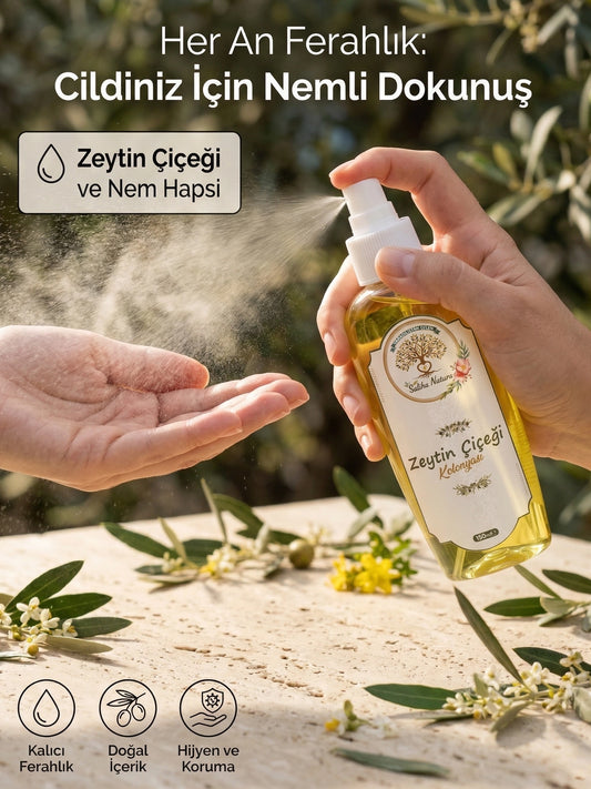 Saliha Natura™ Zeytin Çiçeği Kolonyası - 150 mL (Tazeleyici Esinti)