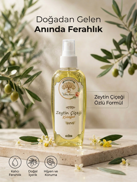 Saliha Natura™ Zeytin Çiçeği Kolonyası - 150 mL (Tazeleyici Esinti)
