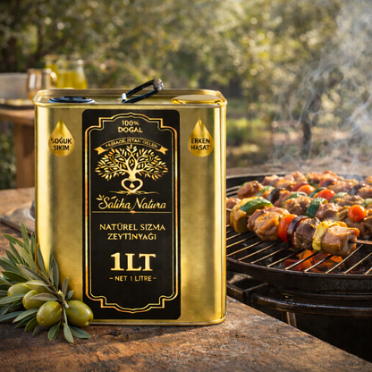 Saliha Natura™ Erken Hasat Soğuk Sıkım Zeytinyağı 1 Litre