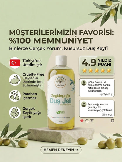 Saliha Natura™ Zeytinyağlı Duş Jeli 400 mL